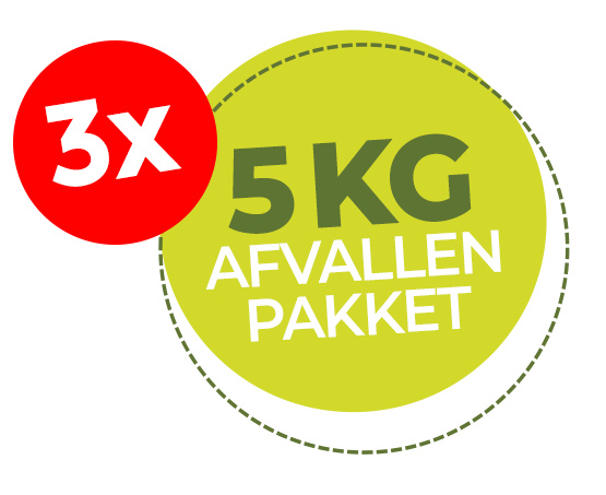 3 x 5kg pakket